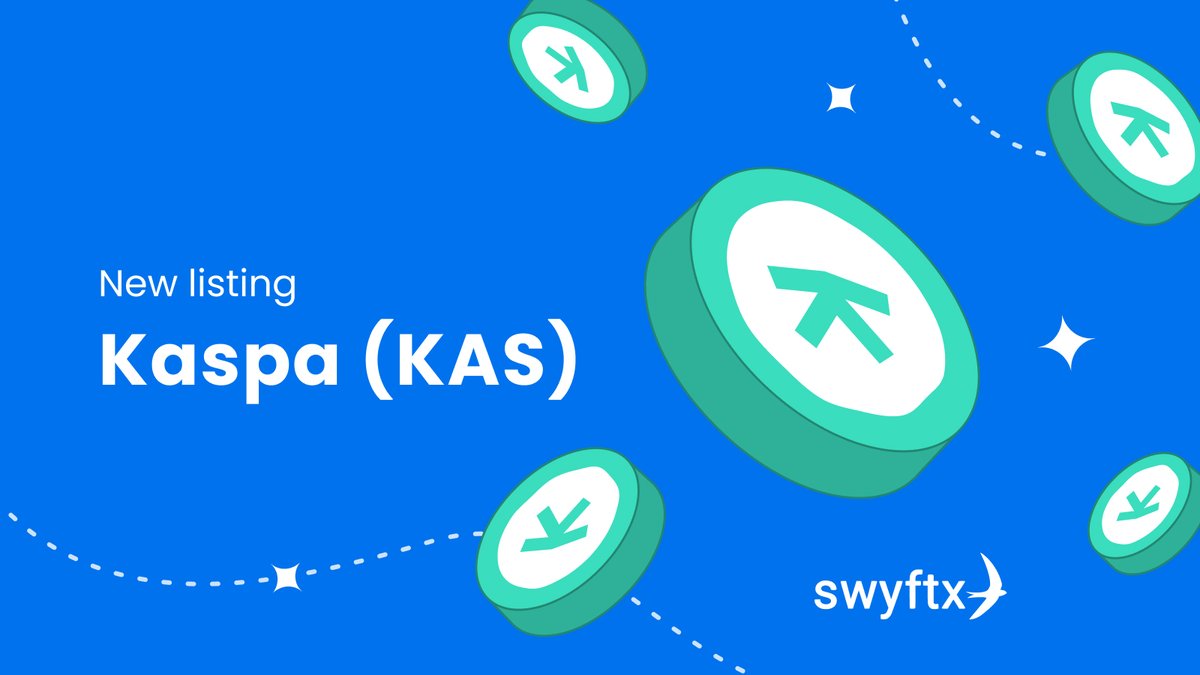 The friendly ghost is here 👻 @KaspaCurrency ( $KAS ), the highly requested scalable layer 1 coin implementing GHOSTDAG protocol is now available on Swyftx. Login to buy, sell & trade today 👉 swyftx.app/KAS