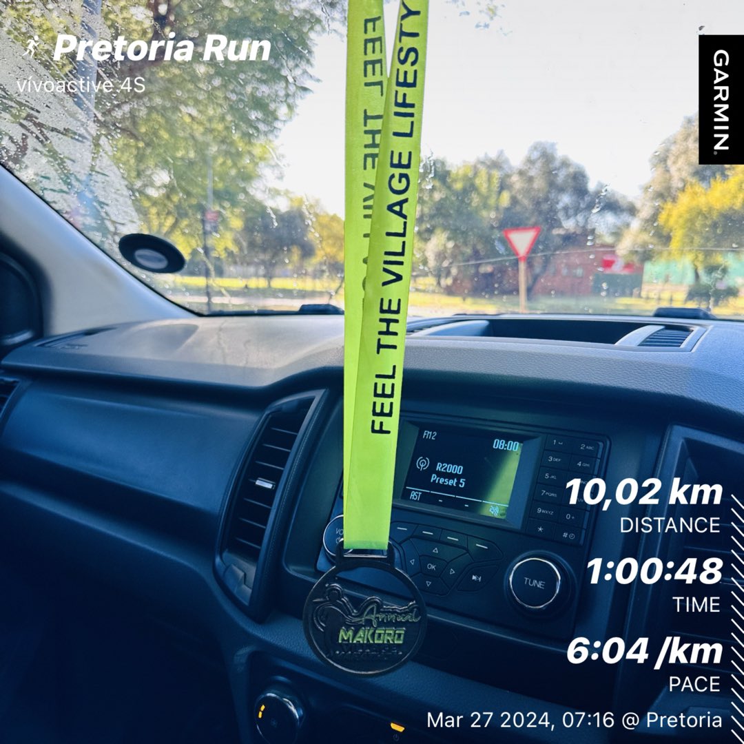 Consistency is key, solo wellness Wednesday run @MzansiAc #TrapnLos #Ashinthwela #FetchYourBody2024 #IPaintedMyRun #KisssMadoloGang #RunningWithSoleAC #UntilWeRunAgain #ZamaLeBus