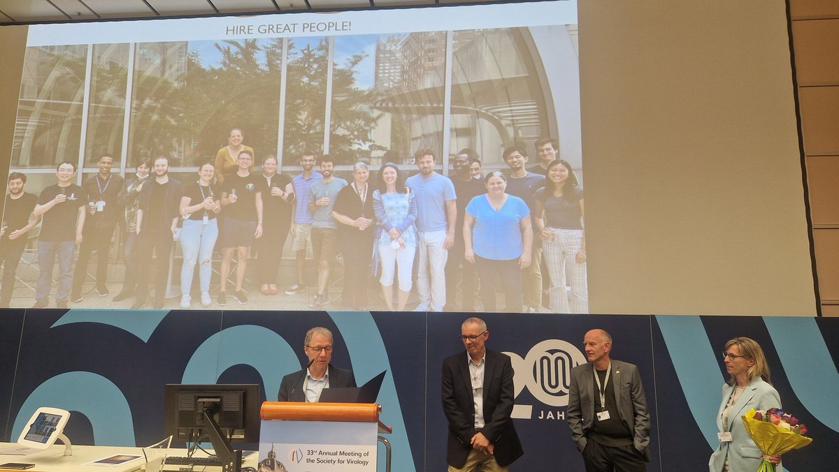 Baldauf Lab (@baldauf_lab) on Twitter photo I'd like to congratulate all winners from last night's ceremony #GfV2024
Artem Ashurov - GfV award 2024
Ombretta Colasanti - <a href="/DZIF_/">DZIF (inaktiv)</a> award 2024
@SparrerLab - Loeffler Frosch award 2024
Sybille Schneider Schaulies- Frosch medal 2024
<a href="/PaulBieniasz/">Paul Bieniasz</a> - #CHS award 2024
<a href="/GesVirologie/">GfV - Gesellschaft für Virologie</a> I'd like to congratulate all winners from last night's ceremony #GfV2024
Artem Ashurov - GfV award 2024
Ombretta Colasanti - <a href="/DZIF_/">DZIF (inaktiv)</a> award 2024
@SparrerLab - Loeffler Frosch award 2024
Sybille Schneider Schaulies- Frosch medal 2024
<a href="/PaulBieniasz/">Paul Bieniasz</a> - #CHS award 2024
<a href="/GesVirologie/">GfV - Gesellschaft für Virologie</a>