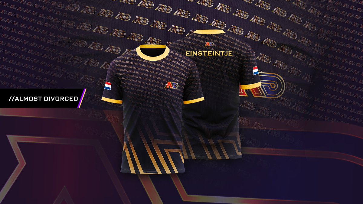 AD eSports jerseys are released and are looking hot! 🔥 Huge thanks to @shafitampo for the hard and amazing work, bringing our vision to life! 💪 #DivorceReality