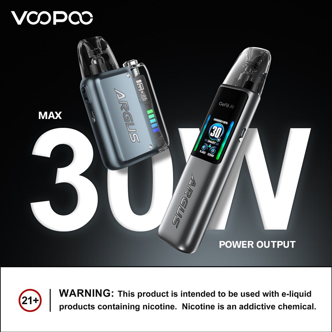 VOOPOO_OFFICIAL's tweet image. The ARGUS G2 and ARGUS P2 are equipped with strong battery power that provides long-lasting support for up to 30W stable power output.💪💯

#voopoo #voopoopod #voopooargus #voopooargusg2 #voopooargusp2 #argusp2 #argusg2 #icosmcode #newproduct #ProductLaunch #ArgusPodFamily