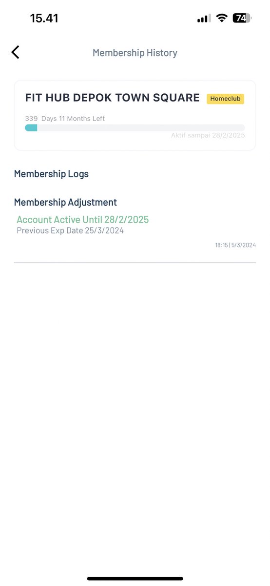 aksanizm's tweet image. wts jual membership akun fithub sebelas bulan sampe februari 2025, dijual karena pindah gym deket kosan, 2,6 juta (belum termasuk transfer fee) negotiable sampe jadi

#fithub #gym