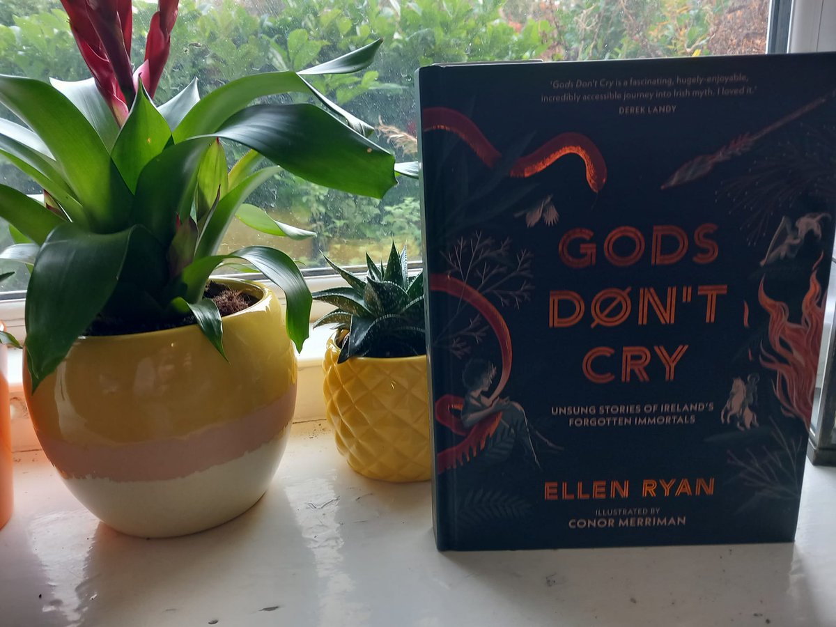 2 wonderful books by @EllenRyanWrites that contain loads of forgotten Irish gods & goddesses that I'm sure you've never hear of! Girls Who Slay Monsters illustrated by @ShonaShirleyMac. Gods Don’t Cry illustrated by @Conor_Merriman. Both gorgeous! Age 9+. 10/10💫 #WyrdWednesday