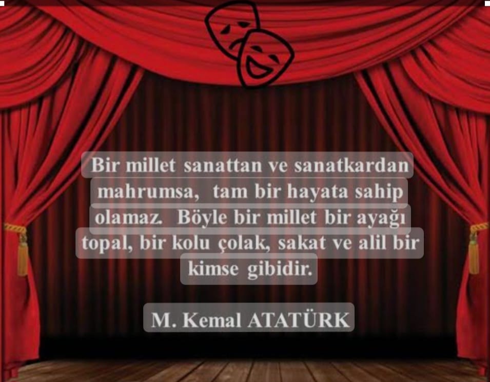 AlemFelek's tweet photo. 27 MART DÜNYA TİYATROLAR GÜNÜ KUTLU OLSUN 🎭❤️🎭 https://t.co/vBpiTci2RN