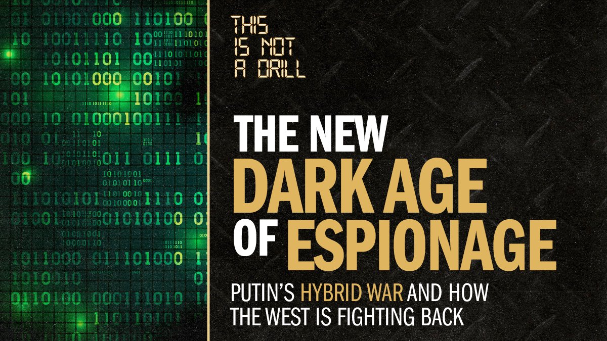 🚨 New episode on general release 🚨 Putin’s ambition and global instability have birthed a new Dark Age of #espionage. Listen as @gavinesler talks to @AndreiSoldatov & @alexzfinley about our new Cold War. Listen everywhere 📲 listen.podmasters.uk/TINAD2403spies…