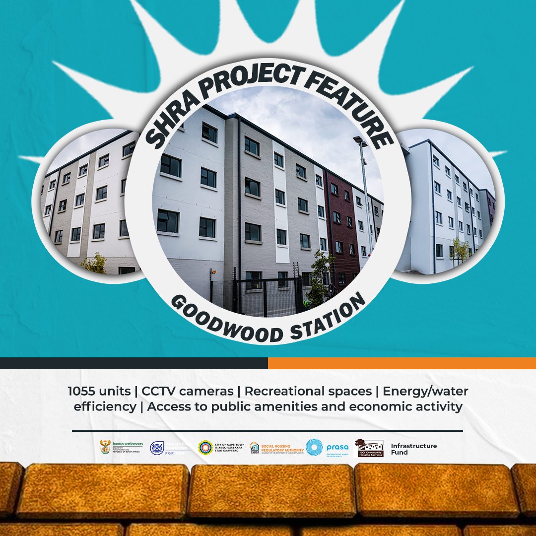 The Goodwood Station Social Housing Project in Cape Town. To apply for social housing unit, you must be earning between R1850 - R22000. You can request an application form on the line 066 5710 251 | email info@dcichs.co.za | call 021 879 7363🏠