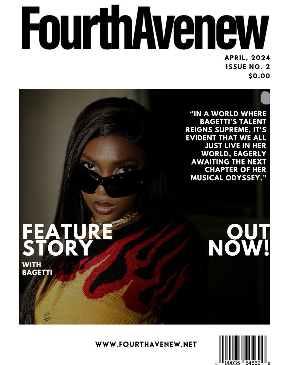 For the April issue of the FOURTH AVENEW magazine, we profile two budding artistes from Nigeria, 🇳🇬 with @shinettw_ leading the charge! Also discover @Bagettiofficial’s grand entry unto the music scene. 🔗: Full spread available here: fourthavenew.net/shinettw-an-ar…
