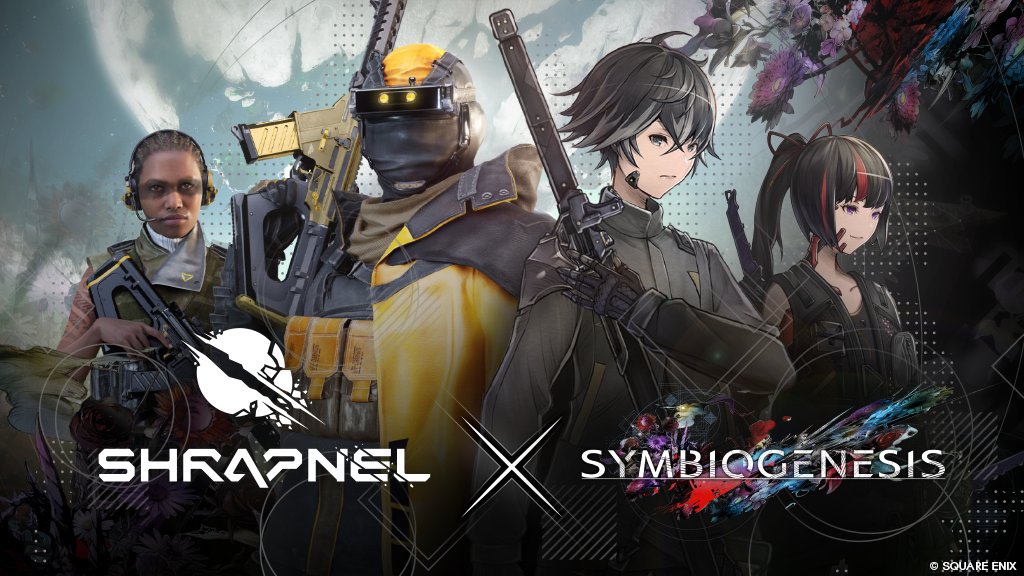 #SHRAPNEL × #SYMBIOGENESIS collaboration announcement. ⏱ Tuesday, April 9 12:00 - Tuesday, April 16 11:59 (JST) SHRAPNEL collaboration will be held in the treasure hunting campaign of SYMBIOGENESIS! *Contains machine-translated text.