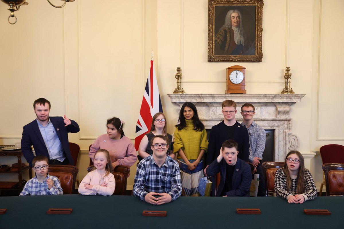 Endless potential lighting up the @10DowningStreet Cabinet Room. Together, we're not just making policy; we're shaping a future that celebrates every individual's unique contribution. Harrison enjoyed sitting in PM's chair in the Cabinet Room! Future PM?! #StrengthInDiversity