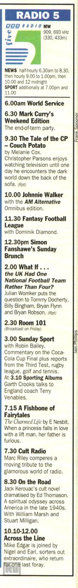 #OnThisDay 1994 : 30 years ago today, Radio 5 in its original inception broadcast for the final time. It would be known as Radio 5 Live from the following day. #90s