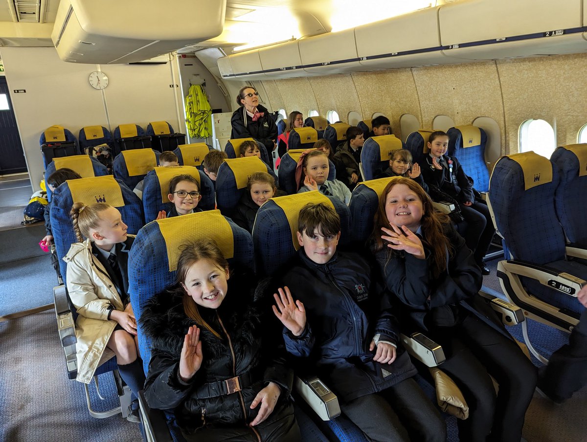 Y5 have had a blast at Runway Visitor Park at Manchester Airport. We've been on a DC-10, walked underneath Concorde and had a guided tour of Terminal 2. What a great day linked to our science topic of forces. #enjoy #wemakethedifference

delphside.lancs.sch.uk/blog/2024-03-2…