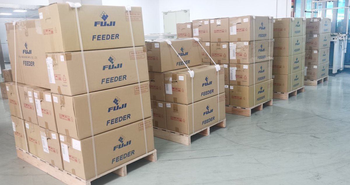 Delivery Day Delight! 🎉 Big thanks to our valued customer for sharing this snapshot – boxes of our Fuji FEEDER products, poised to make a powerful impact in their SMT assembly. The beginning of an enhanced production journey starts here!#SMTAssembly #FujiFEEDER #TechUpgrade🌐🛠️