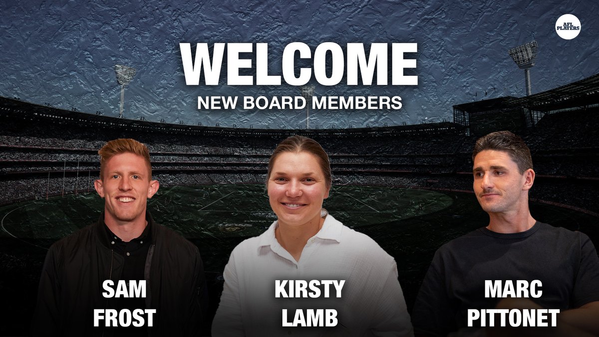 We're proud to welcome our newest Board members, elected by the playing group at last night’s AGM.