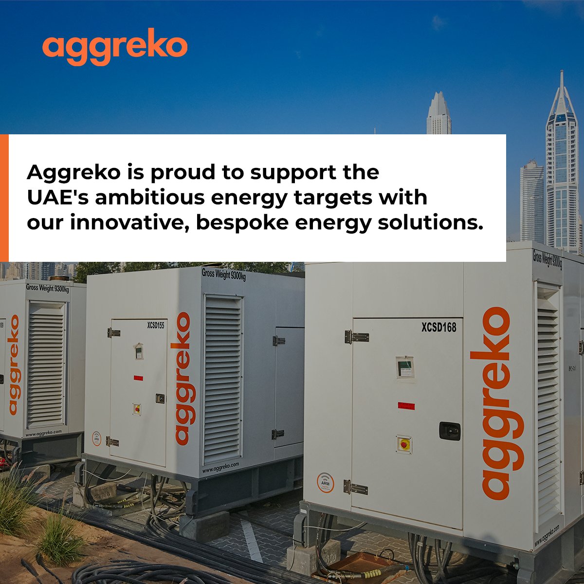 Aggreko is proud to support the UAE’s 2050 energy strategy and net zero ambitions to triple the share of renewable energy and increase the contribution of clean energy generation to 32% by 2030, we stand ready to provide innovative, bespoke solutions. #EnergisingChange #Aggreko