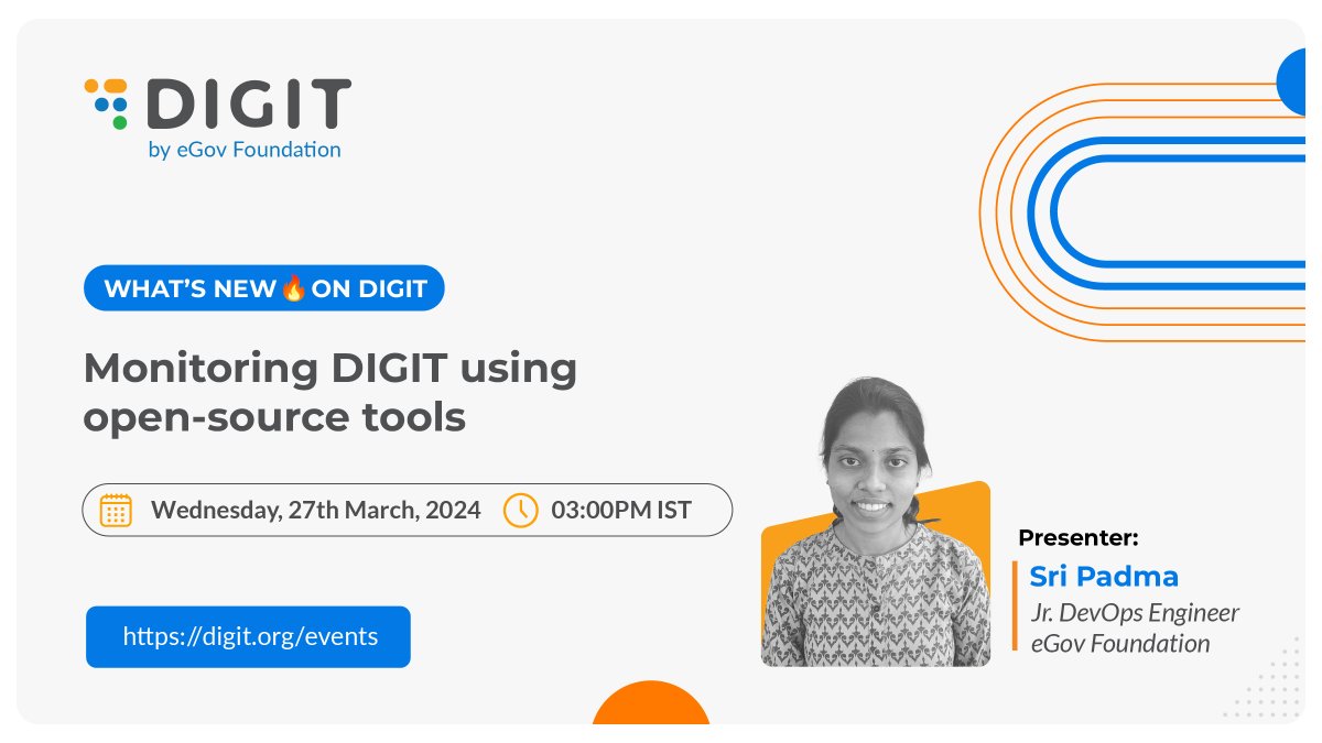 Ensuring uptime, system and infrastructure status are paramount for the smooth functioning of any digital service - especially for @digit_dpg powered services, which drive millions of public service deliveries. In our upcoming webinar, led by Sri Padma, we will explore the…