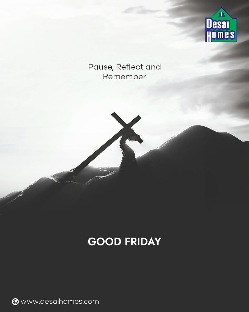 Wishing you a peaceful Good Friday!
.
.
#GoodFriday #HolyWeek #RedemptionDay #RenewedHope #DesaiHomes