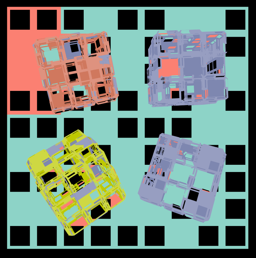 cubes #threejs #3D #ProceduralArt #generate #fxhash #art #tezos #NFTCommunity #NFT #computerart #generativeart #generative #creativecoding #genuary #nftart #nftart #tezosnft #color #artwork #Warhol