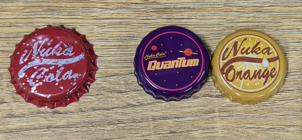 前回大人気だった ヌカコーラキャップ(1個100円)は勿論 ヌカ・コーラ