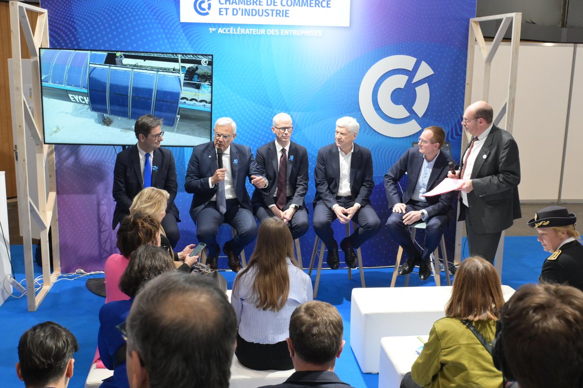 🔵 Les #CCI sont mobilisées avec leurs partenaires de la #TeamFranceExport à @Salon_GI. Objectif : détecter et accompagner les entreprises 🇫🇷 dans leur développement à l'#international 🌍 : osons l'export ! @businessfrance @Bpifrance @franckriester #GI24