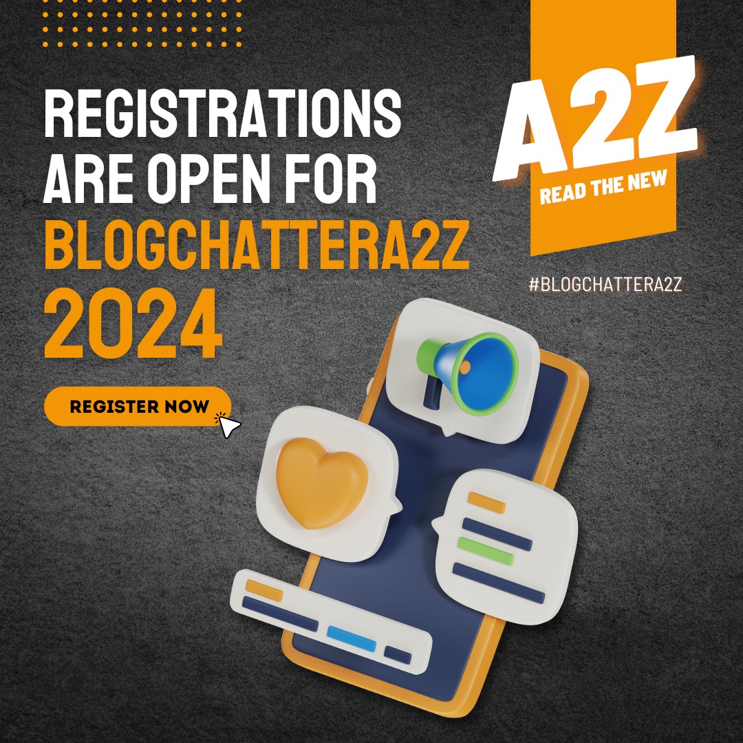 If you are a serious blogger, then #BlogchatterA2Z is for you. There is an IG live happening tomorrow to take up doubts. It is at 4 PM. P.S. If you just like to have fun with blogging, then this track will multiply your happiness. Registration link: theblogchatter.com/campaign-regis…