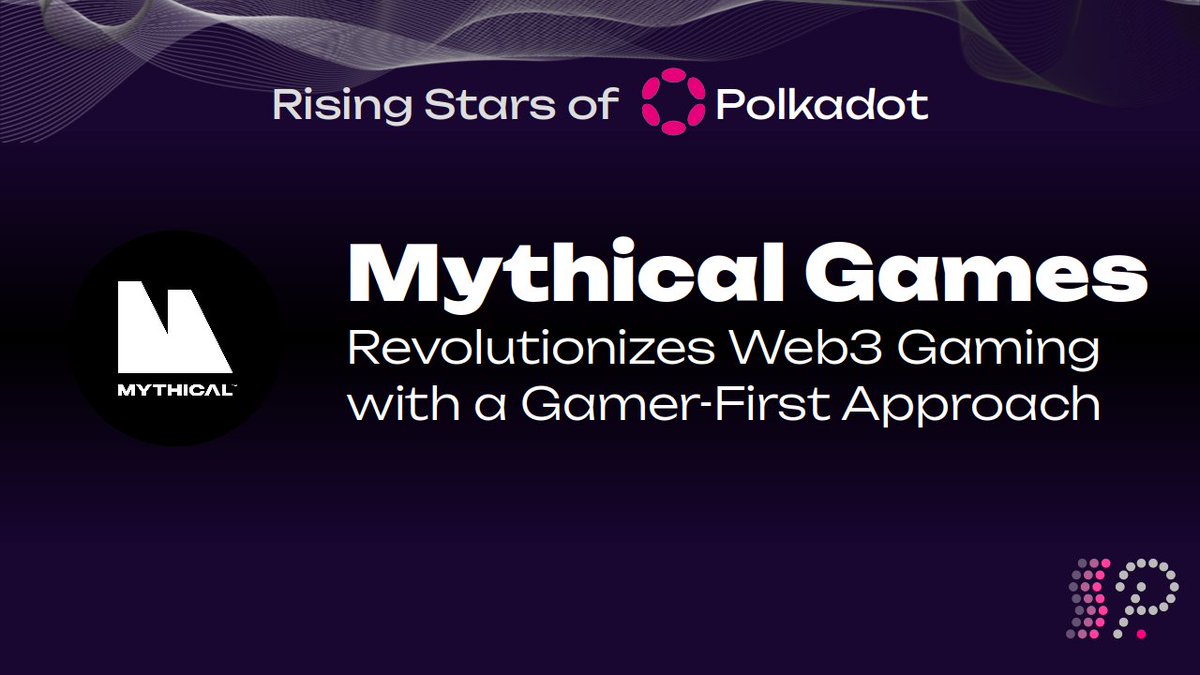 1⃣ Discover the gaming revolution with Mythical Games 🎮From blending gaming veterans & blockchain experts w/ @johnwastaken to migrating to #Polkadot 🔜 for scalability & interoperability 🌟 Dive into the future where #MythicalGames & #Mythos redefining #Web3Gaming 🧵👇