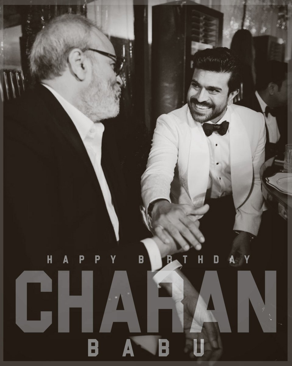 You are the role model and beacon for the younger generations in our family, much like Annaya was for our generation. Happy birthday, my dear boy Charan. @AlwaysRamCharan