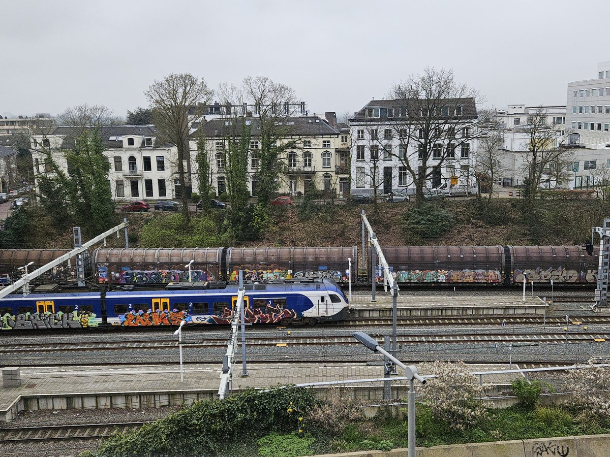 JelleVitesse's tweet image. Kunst (?)
Op het #spoor