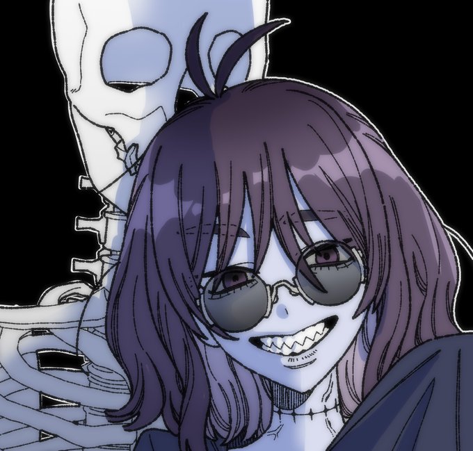 「grin skeleton」 illustration images(Latest)