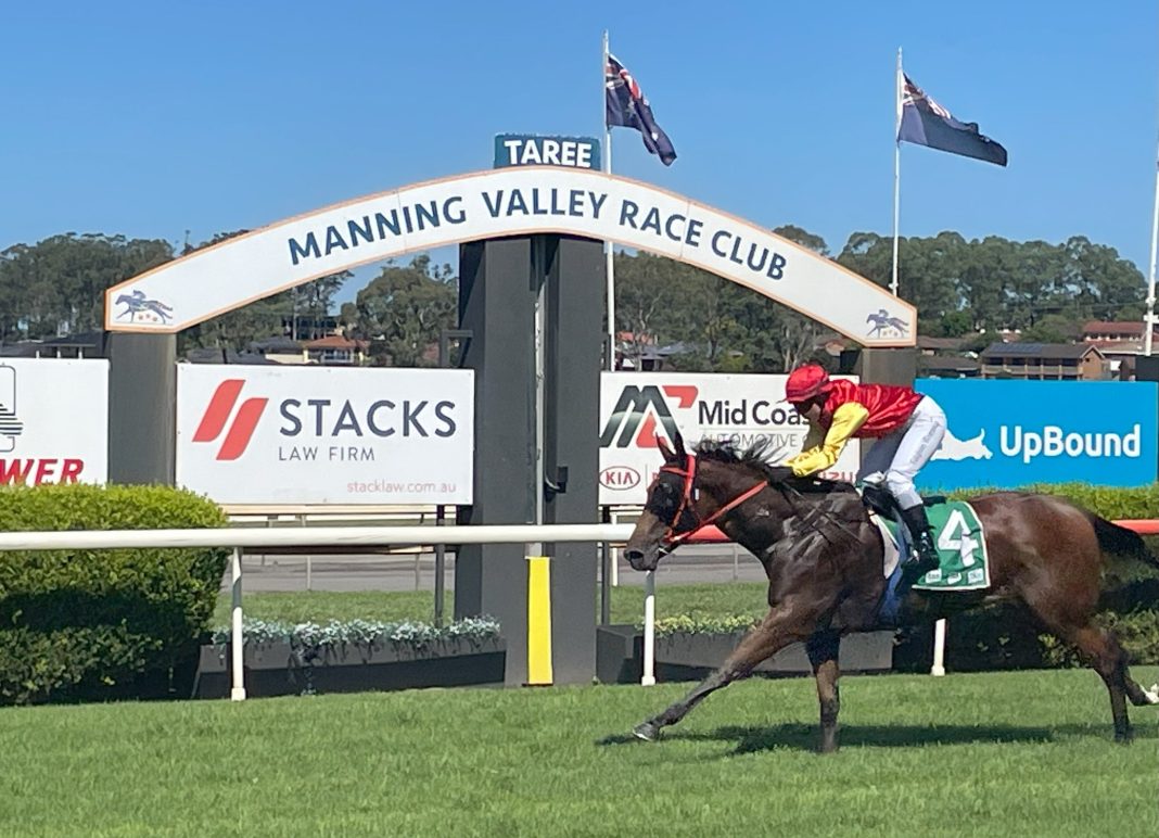 “I arrived at lunchtime on Monday, so it only took me 24 hours to ride my first winner.' Teighan Worsnop has hit the ground running, following a move from Albury to Taree. After joining the Glen Milligan yard, the 24-year-old won her first ride for the new stable after being