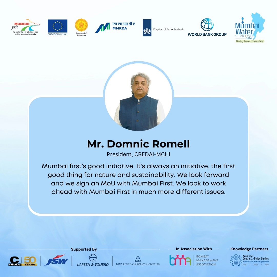 mumbaifirst's tweet photo. Words of wisdom from our esteemed speakers and guests at Mumbai Water Conclave 2024. Your feedback drives our dedication to fostering water conservation initiatives. Thank you for being part of our journey!

#MumbaiFirst #MumbaiWaterConclave2024 #water #WaterConservation #Mumbai https://t.co/H9itbSEbAz