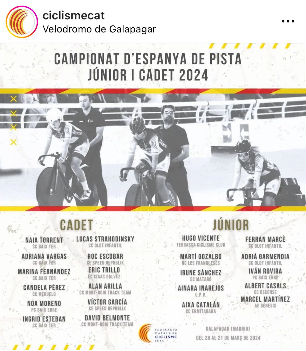 speedrepublik's tweet photo. Felicitats !!! 🚴‍♂️💨💪
@ciclismecat https://t.co/rSzZHRsaiW