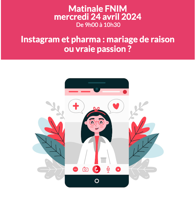 🎉Notre prochaine Matinale #FNIM (réservée aux adhérents)
#Instagram et #pharma : mariage de raison ou vraie passion ?
🥐présentiel ou🖥️ distanciel
➡️#BeyondTheScore <a href="/MignonLaurent/">Laurent Mignon</a> <a href="/laumacom/">LauMa communication</a> <a href="/rteston/">Rémy TESTON</a> <a href="/Buzzesante/">Buzzesante</a> <a href="/DardenneLau/">Laurence Dardenne</a>
#socialmedia #Labo #influence #patient #MKTinfluence