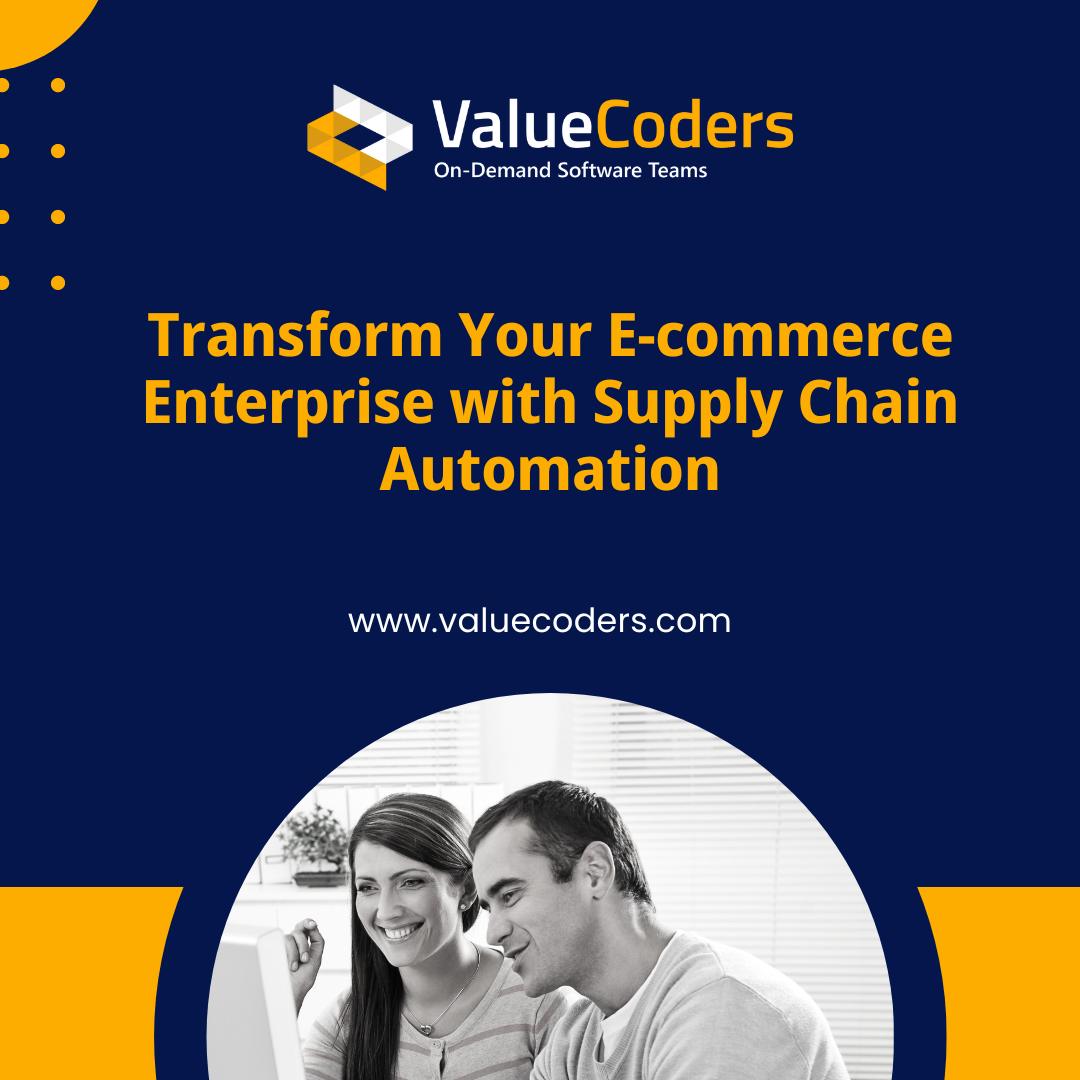 Struggling with inaccurate demand forecasts? Supply chain automation is the key to reducing overstocking for e-commerce businesses! Transform your business today! valuecoders.com/contact #DigitalTransformation #SupplyChainAutomation #LogisticsAutomation #ValueCoders