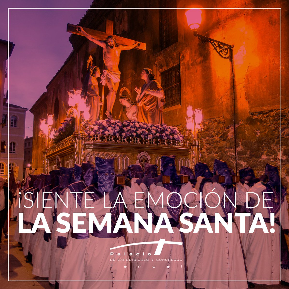 ¡Amantes de la cultura 💜!

✝️ En el Palacio de Congresos y Exposiciones de Teruel, queremos desearles una ¡Feliz Semana Santa!
 
🥁 En estos días, celebramos la vida, la creatividad y la cultura.

#SemanaSanta #PalacioDeCongresos #Teruel #Pascua #Cultura #procesiones #Fe