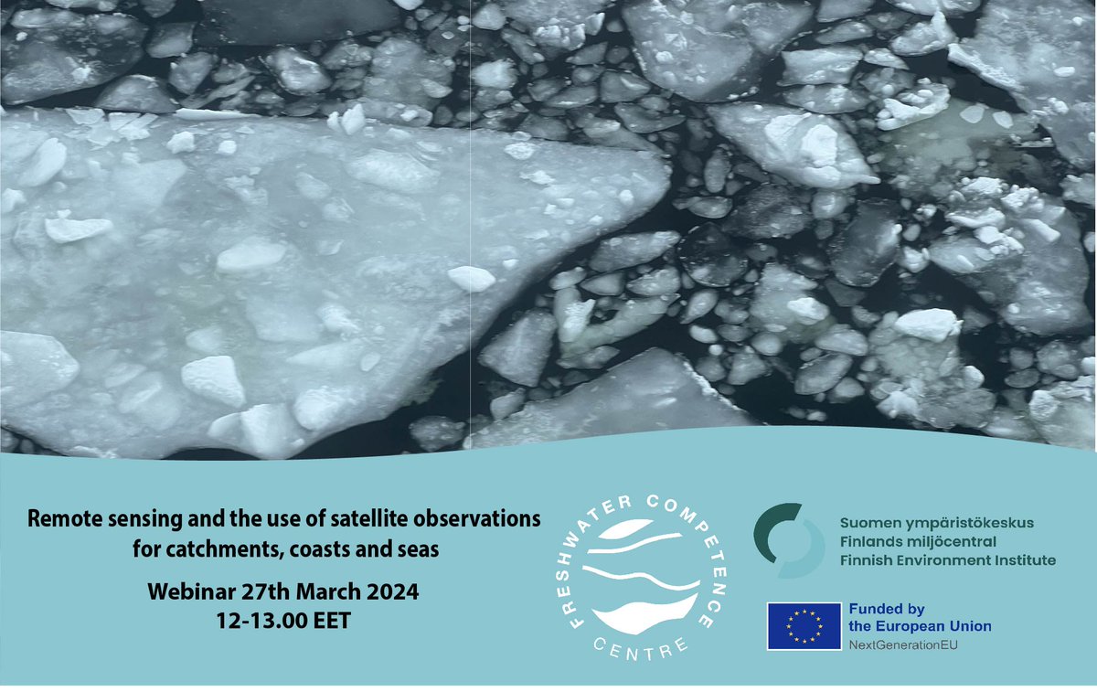 Freshwater Competence Centre (@fwcompetence) on Twitter photo Join us today at noon Finnish time (11 CET) to hear about #remotesensing of catchments and water, two interesting talks from <a href="/SYKEint/">Finnish Environment Institute (Syke)</a> experts on surface ice and water quality. Registration is still open: link.webropolsurveys.com/EP/4C85B590526…. Join us today at noon Finnish time (11 CET) to hear about #remotesensing of catchments and water, two interesting talks from <a href="/SYKEint/">Finnish Environment Institute (Syke)</a> experts on surface ice and water quality. Registration is still open: link.webropolsurveys.com/EP/4C85B590526….