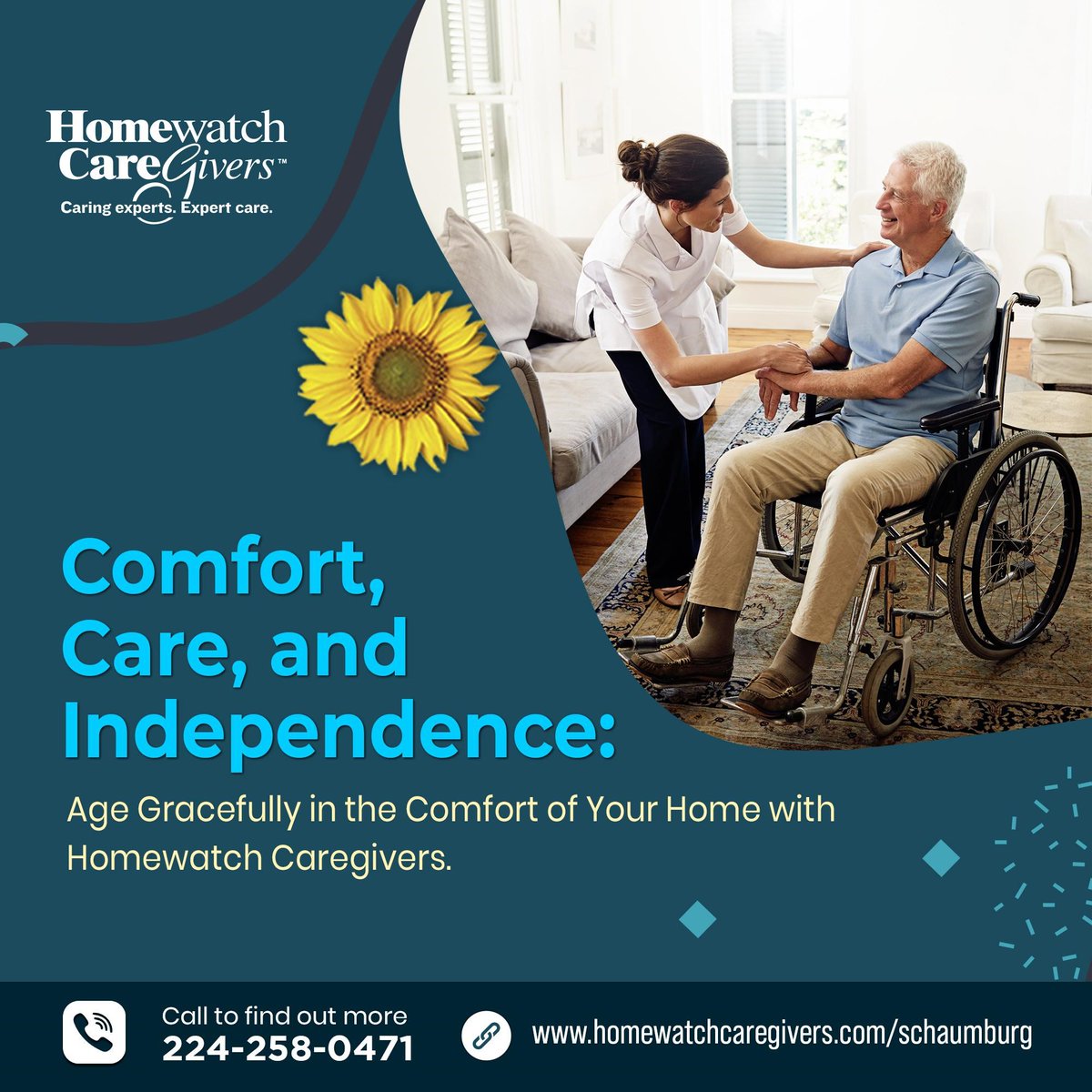 Don't worry about loved ones aging alone. We provide #compassionate in-#homecare that allows #seniors to live gracefully and safely in the comfort of their own homes.
Let #Homewatch #Caregivers #help your loved ones thrive at home!
#personalcare #medicationcare #reminders