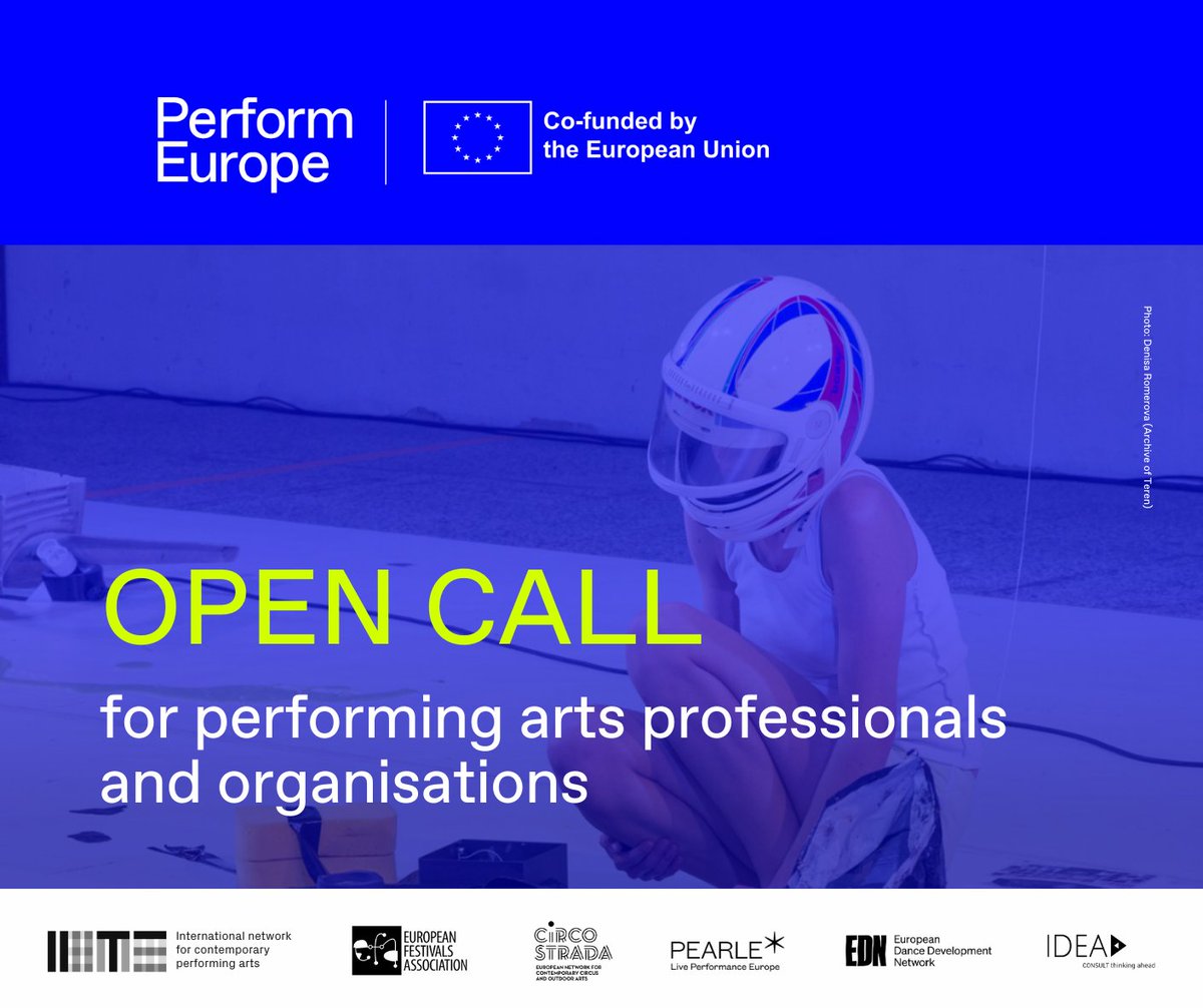🌍 Ready to shape the future of international touring? There are just 5 days left until the deadline for @PerformEurope's open call. Review the guidelines and evaluation criteria for a successful submission cutt.ly/VwOA0ZZH & apply before 31 March, 23:59 CEST.