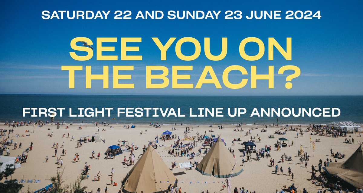 🌞 FULL LINE UP ANNOUNCED! 🌞 Our 2024 Festival line up is now live! Go to firstlightlowestoft.com and start planning your Festival weekend! #FirstLightFestival2024 #seeyouonthebeach #UKsOnlyBeachFestival #Lowestoft