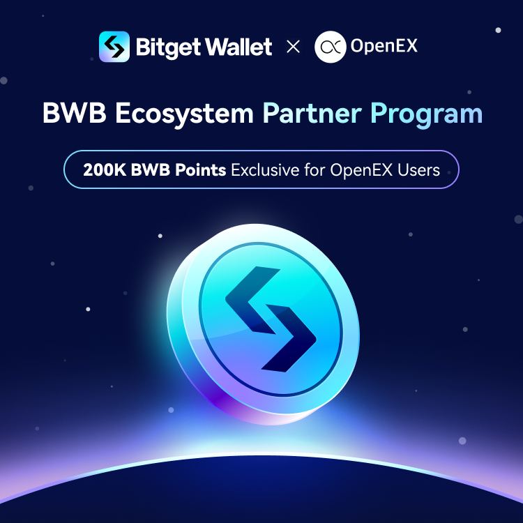 🌟 We're excited to announce the partnership with #BitgetWallet! This collaboration not only strengthens our ecosystem but also introduces the exclusive $BWB Points rewards for #OEXCommunity.  🚀 #OpenEX #BWB #Airdrop