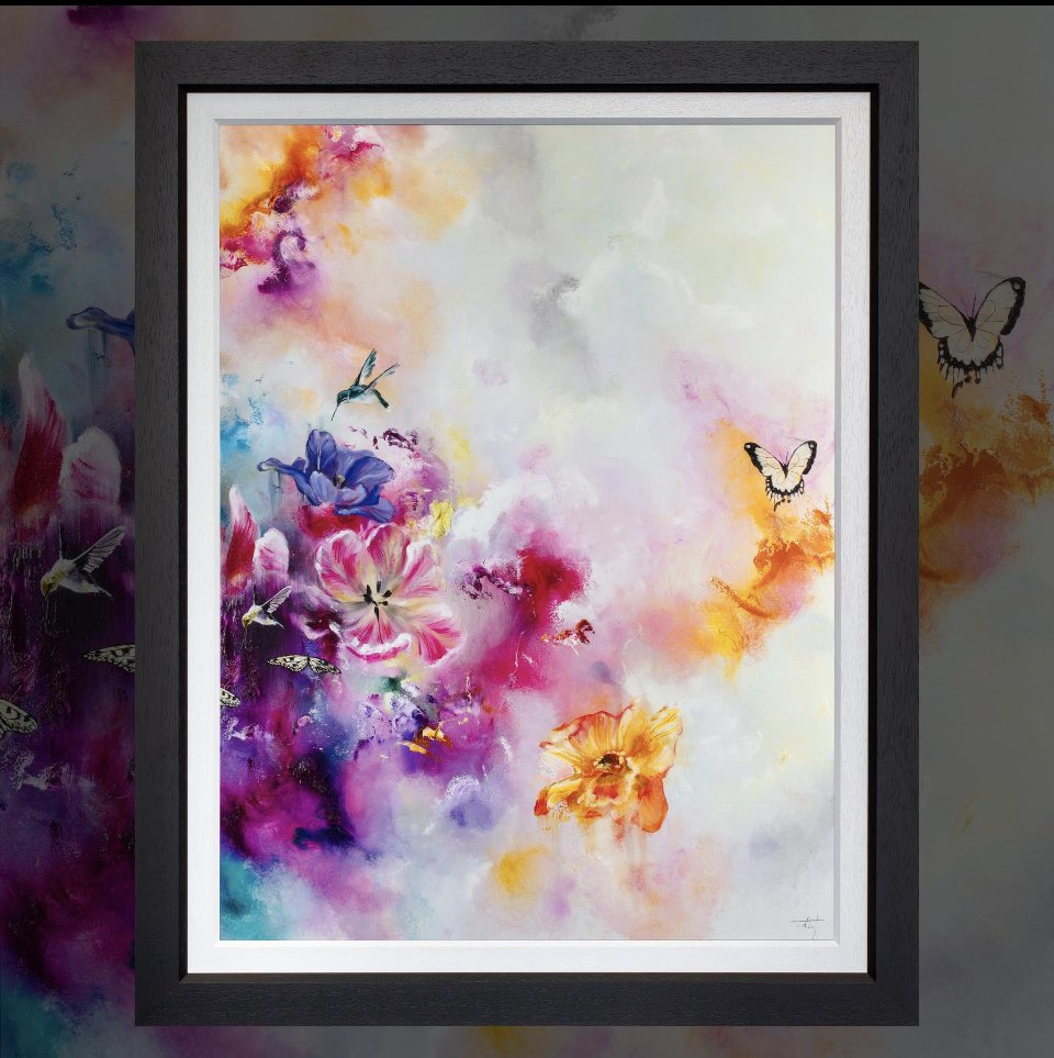 Stunning brand new artwork from the very talented Katy Jade Dobson - 'Spring Blossom I' and 'Spring Blossom II' Contact us for more details hartgalleries.co.uk . . . . #katyjadedobson #ethereal #abstract #artwork #art #springpainting #blossom #floral #botanical