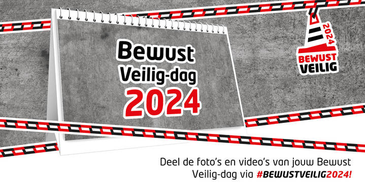 We zijn van start! 🎉

De Bewust Veilig-dag 2024 is begonnen! Natuurlijk zijn we erg benieuwd hoe jouw bedrijf deze dag beleeft. Deel daarom jouw foto's en video's op social media via de hashtag #bewustveilig2024! 📸