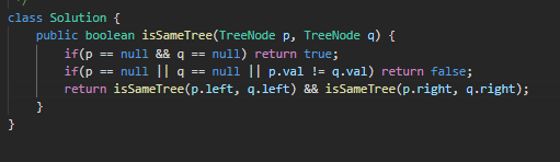Sanjeev67203611's tweet photo. #65day of #100DaysOfCode
Problem: Same Tree.
#100daysofcodechallenge #dsa #LearningJourney https://t.co/05sNXbNj5l