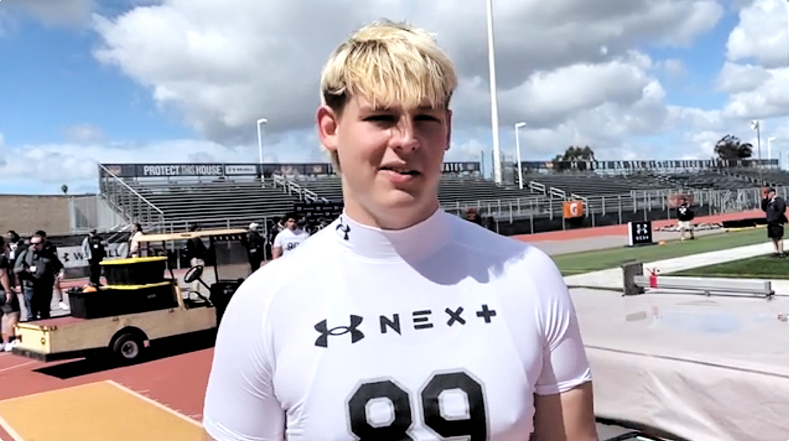 2025 offensive tackle Garrison Blank (Rocklin) looks to reconnect with UCLA: Click here: bit.ly/3xgD9ty Garrison was among the host of offers before UCLA and former offensive line coach Tim Drevno parted ways