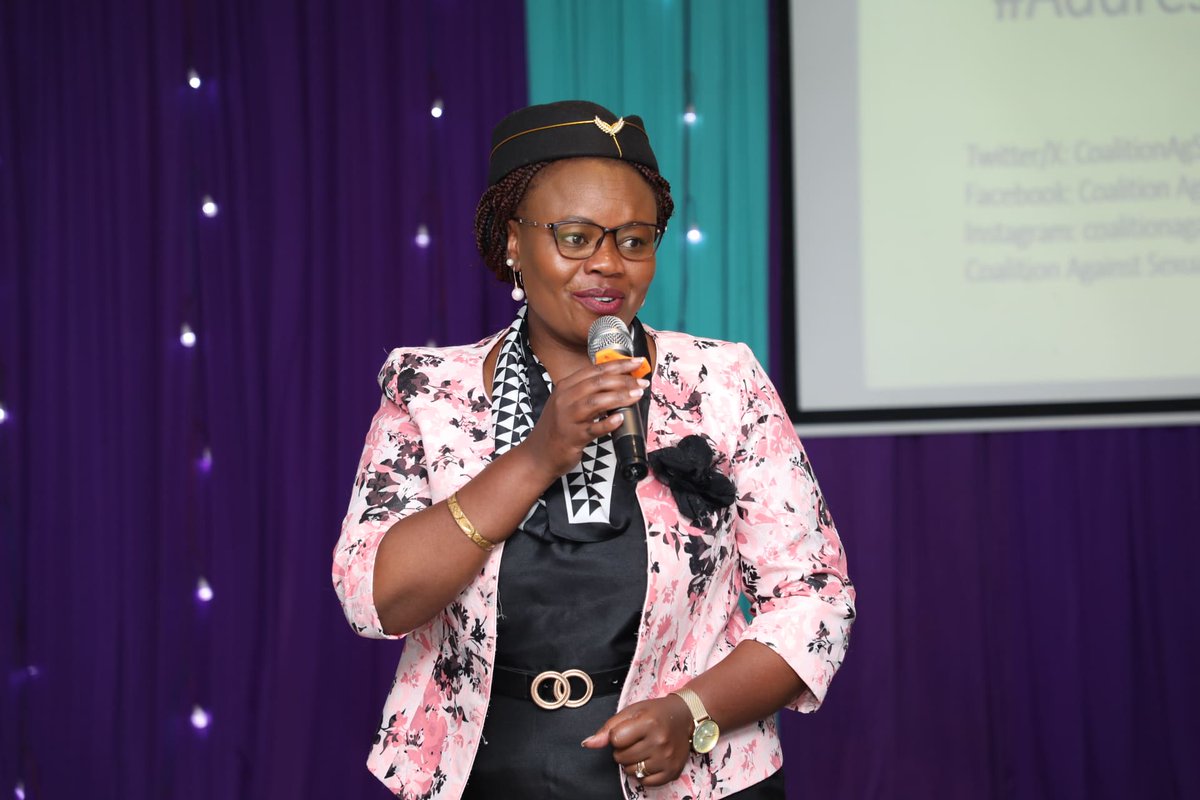 'I would want to see you taking advantage of attending government opportunities globally to be able to amplify voices of survivor of sexual violence. Me and my foundation are in support of the coalition.' - @hon_wamuchomba Strategic Plan 2024-2028 #AddressSexualViolence