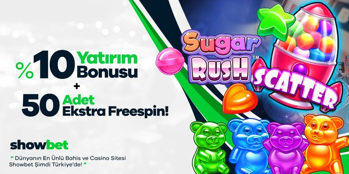 🔝💰ÜST LİMİTSİZ %🔟 Yatırım Bonusu

                 ➕

🍭 5️⃣0️⃣ HEDİYE FREESPİN 

💚TIKLA KAZANMAYA BAŞLA  t.ly/SHOWBET
#Slotcasino #CasinoOyunları