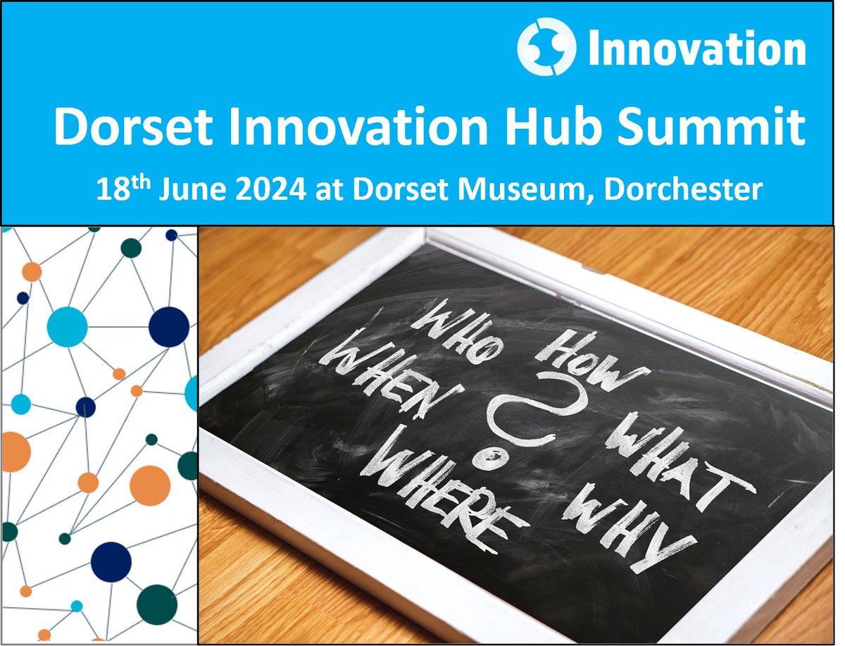 Neil Bacon @NHSDorset will be chairing the Q&A panel session at #DorsetInnovationHub summit on 18 June. Great opportunity to ask your questions to experts in the area of innovation adoption in health & care. All tickets gone but waiting list available: eventbrite.co.uk/e/dorset-innov…