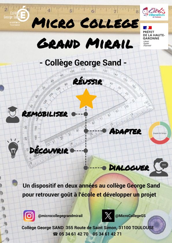 Micro-collège Grand Mirail tweet media
