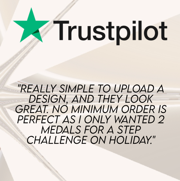 ⭐⭐⭐⭐⭐

With no minimum order, we can cater to events of all sizes no matter how small or large 🤩 You can produce your own design or let us do the work for you. There are no boundaries at Zero Waste Medals!

#trustpilotuk #5stars #reviewsmatter #happycustomer #happycustomers