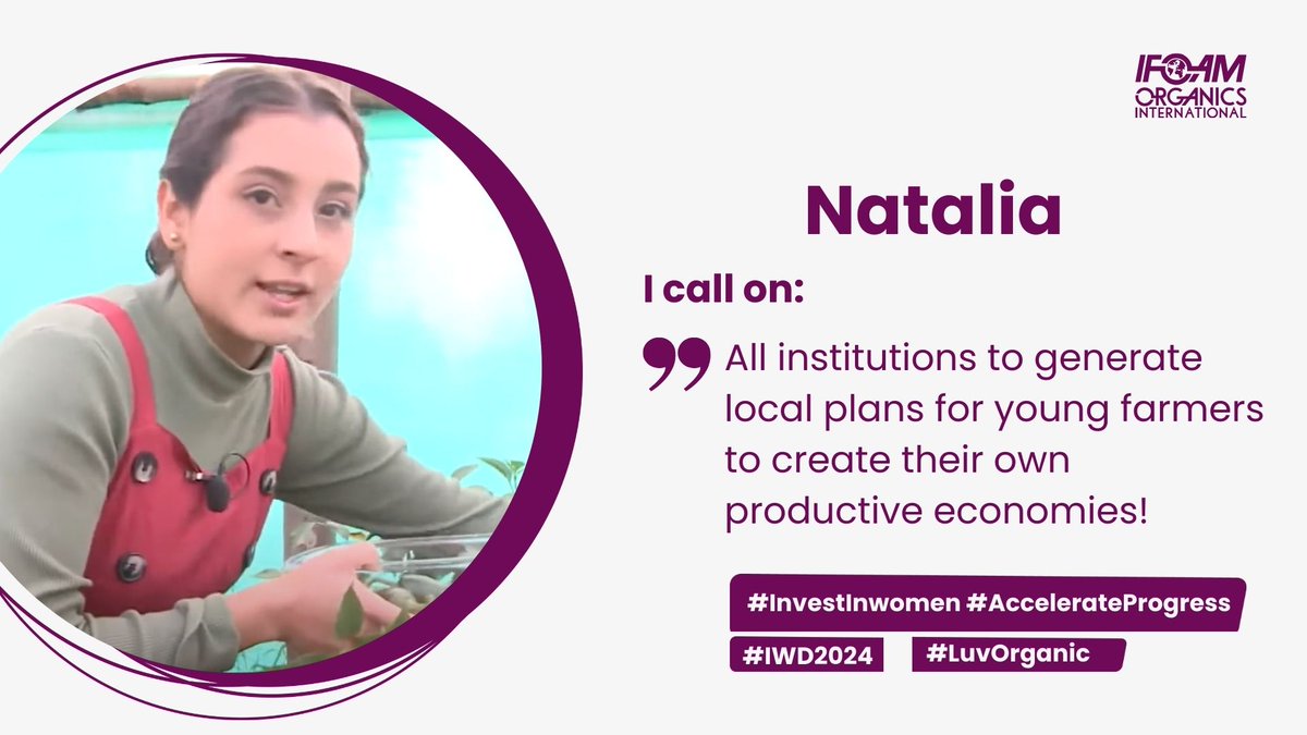 Listen to Natalia here ➡️ youtube.com/watch?v=e8Kd2J… #InvestInWomen #AccelerateProgress #IWD2024 #LuvOrganic