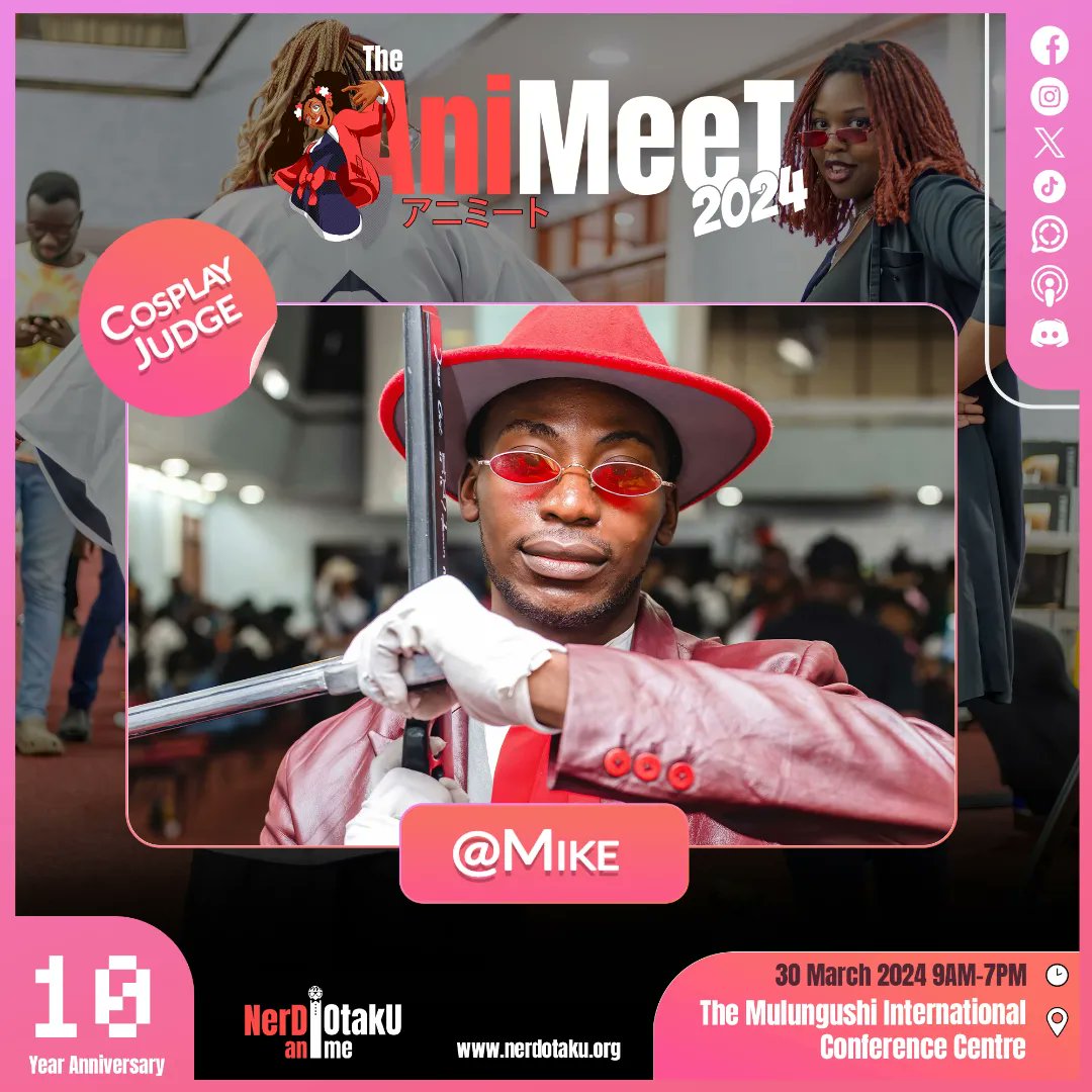 nerdotakuzm's tweet photo. Meet Mike Cosplay judge for #Animeet2024 ❤️
From Isaac in Castlevania to Alucard in Hellsing, and judging at #lscon2023, his passion for cosplay knows no bounds.
See you there! ✨🎟️
#Animeet2024 #Nerdotaku #Zambiancosplayer #Animeetcosplayjudge https://t.co/aQDKnkYN4B